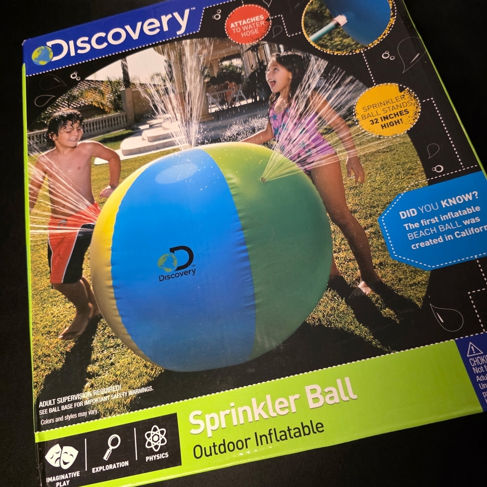 Discovery Multicolor Outdoor Sprinkler Ball